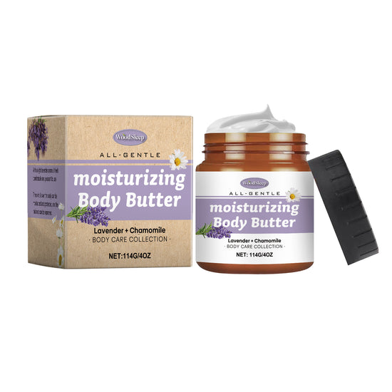 WoodSleep Lavender And Chamomile Body Butter Moisturizer Deeply Hydrates And Moisturizes All Over The Skin